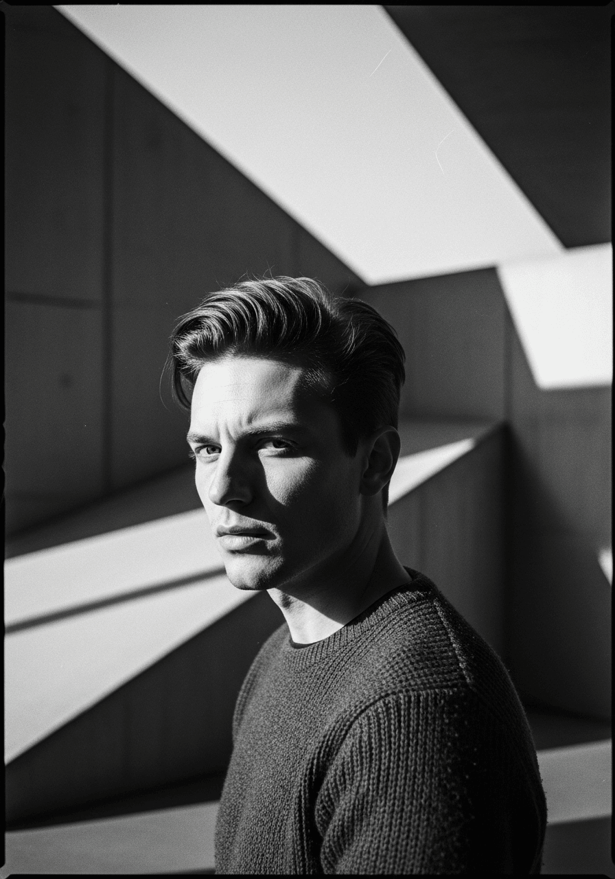 Portrait of Mina Oki, Hair